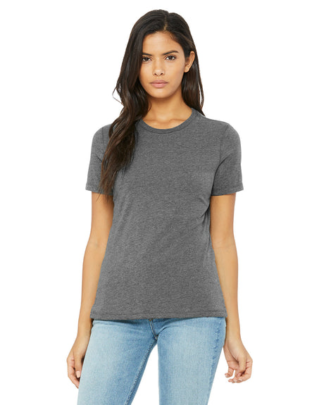 BELLA+CANVAS Ladies' Relaxed Heather CVC Short-Sleeve T-Shirt