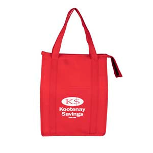 12"W x 16"H - "Super Cooler" Large Insulated Cooler Zipper Tote Bag