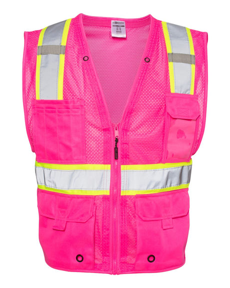 Kishigo EV Series® Enhanced Visibility Multi-Pocket Mesh Vest