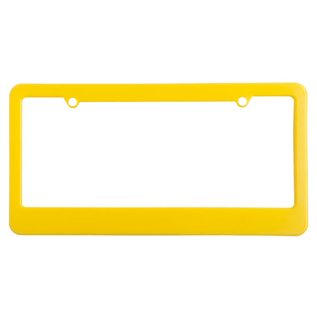 License Plate Frame w/ 2 Holes & Straight Bottom