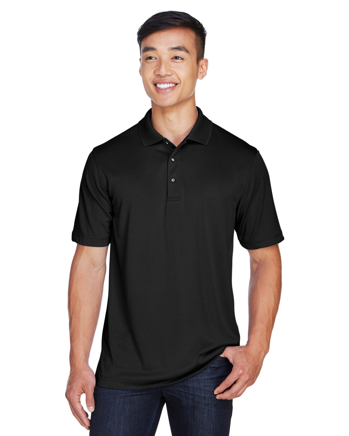 Harriton Men's Advantage Snag Protection Plus IL Snap Placket Polo