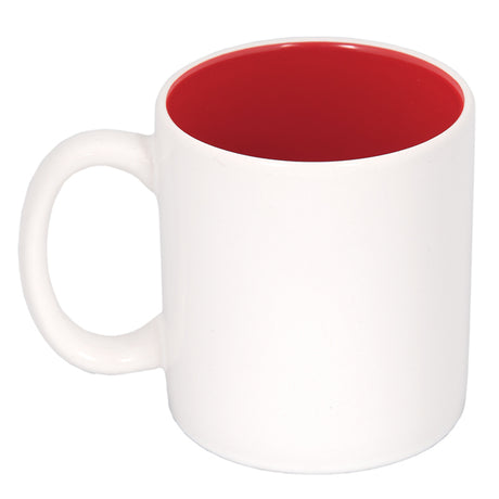 450 Ml. (15 Fl. Oz.) 'C' Handle Two-Tone Ceramic Mug