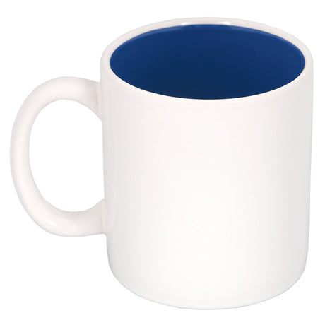 450 Ml. (15 Fl. Oz.) 'C' Handle Two-Tone Ceramic Mug