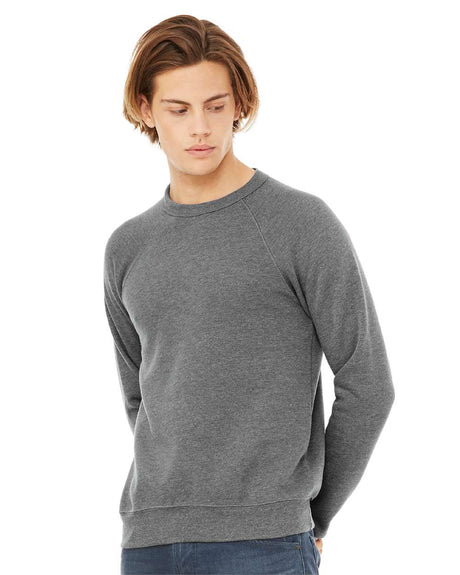 Bella+Canvas® Unisex Sponge Fleece Raglan Crewneck Sweatshirt