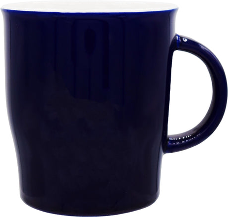 Economy Memphis 17oz 2tone cobalt/white mug