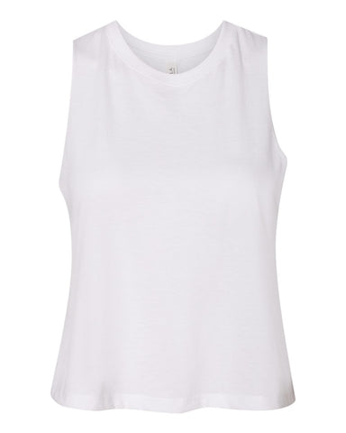 Bella+Canvas® Women's Racerback Cropped Tank Top