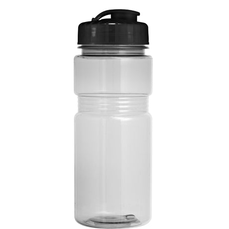 20 Oz. Translucent Recreation Bottle w/ Flip Top Lid