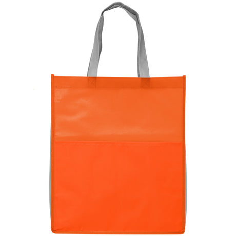 Rome RPET - Recycled Non-Woven Tote with 210 D Pocket