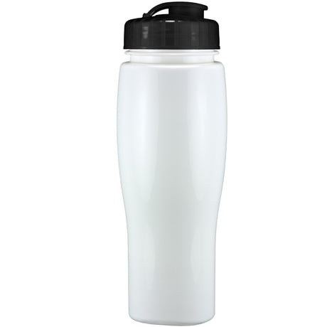 24 Oz. Contour Bottle w/ Flip Top Lid - Solid Colors