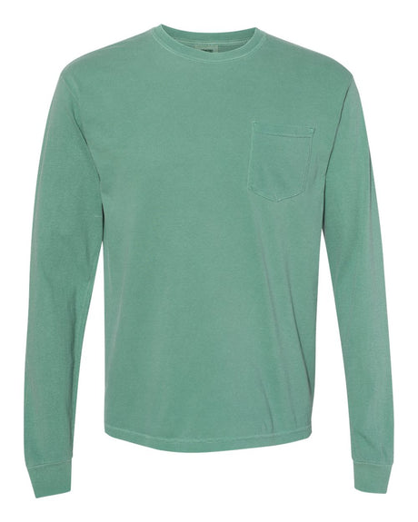 Comfort Colors Garment-Dyed Heavyweight Long Sleeve Pocket T-Shirt