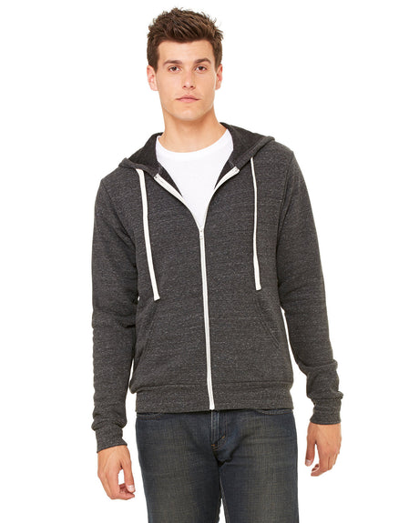 BELLA+CANVAS Unisex Triblend Sponge Fleece Full-Zip Hoodie