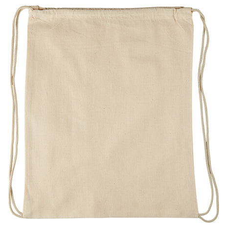 5.5 Oz. Cotton Canvas Drawstring Backpack