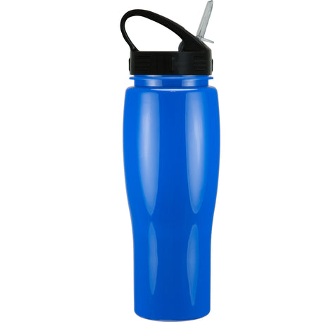 24 Oz. Contour Bottle w/ Sport Sip Lid And Straw - Solid Colors