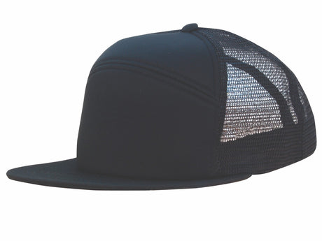 Foam Front Mesh Back Cap w/Flat Peak