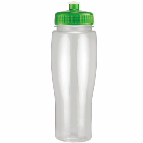 24 Oz. Contour Translucent Bottle w/ Push Pull Lid