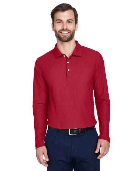 DEVON AND JONES Men's DRYTEC20? Performance Long-Sleeve Polo