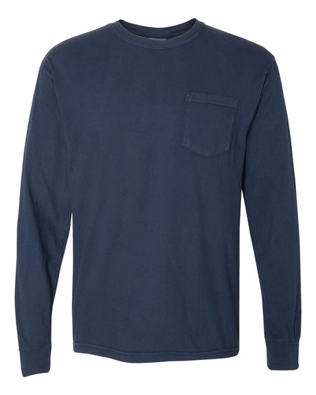 Comfort Colors Garment-Dyed Heavyweight Long Sleeve Pocket T-Shirt