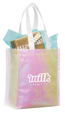 Iridescent Non-Woven Gift Tote