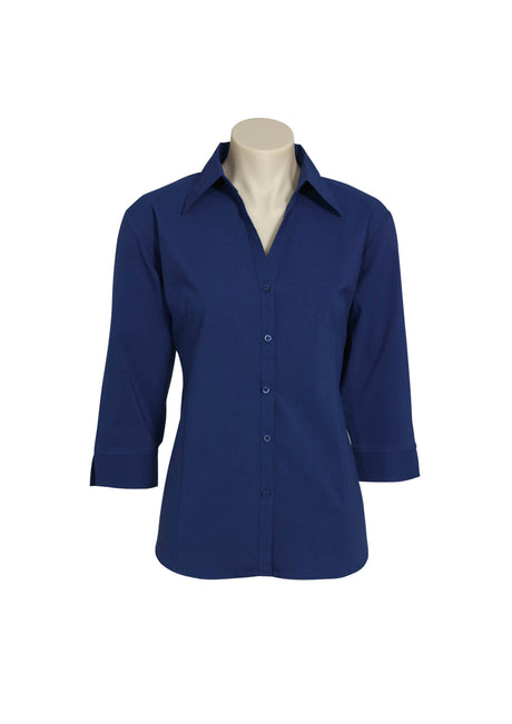 Metro Cotton-Rich Ladies' 3/4 Sleeve Stretch Shirt