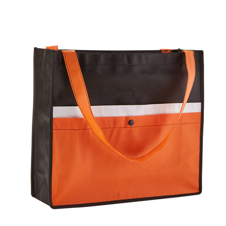 Corridor Non-Woven Snap Pocket Tote Bag