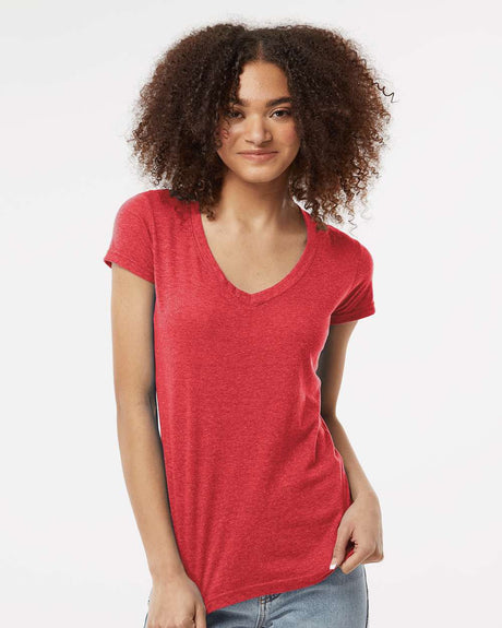 Tultex Women's Poly-Rich V-Neck T-Shirt