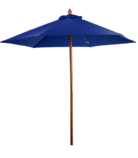 7' Wooden Market Umbrella