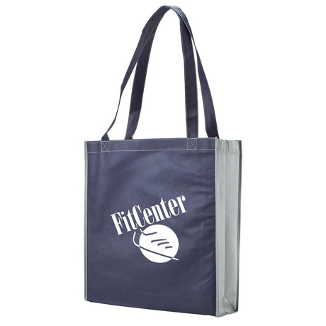 Two-Tone Non-Woven Convention Tote Bag