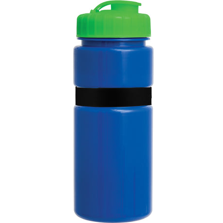 20 Oz. Sportster Bottle with Silicone Gripper Band w/ Push Pull Lid