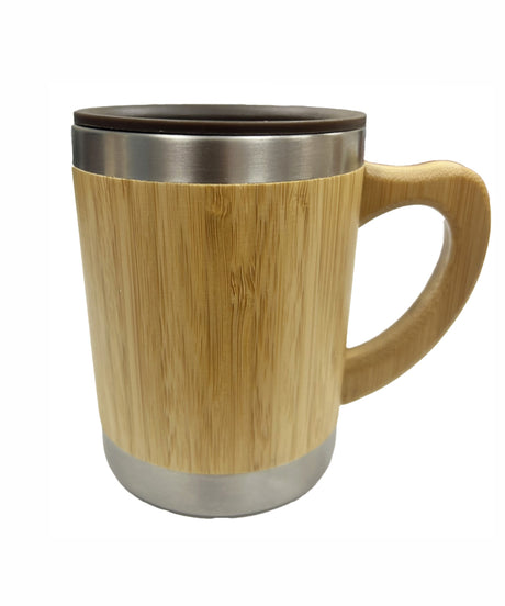 Wind DW-027, 10 ounce Bamboo Mug with Handle (3-5 Days) NEW