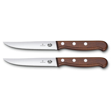 2-Piece Wood Steak Knife Set