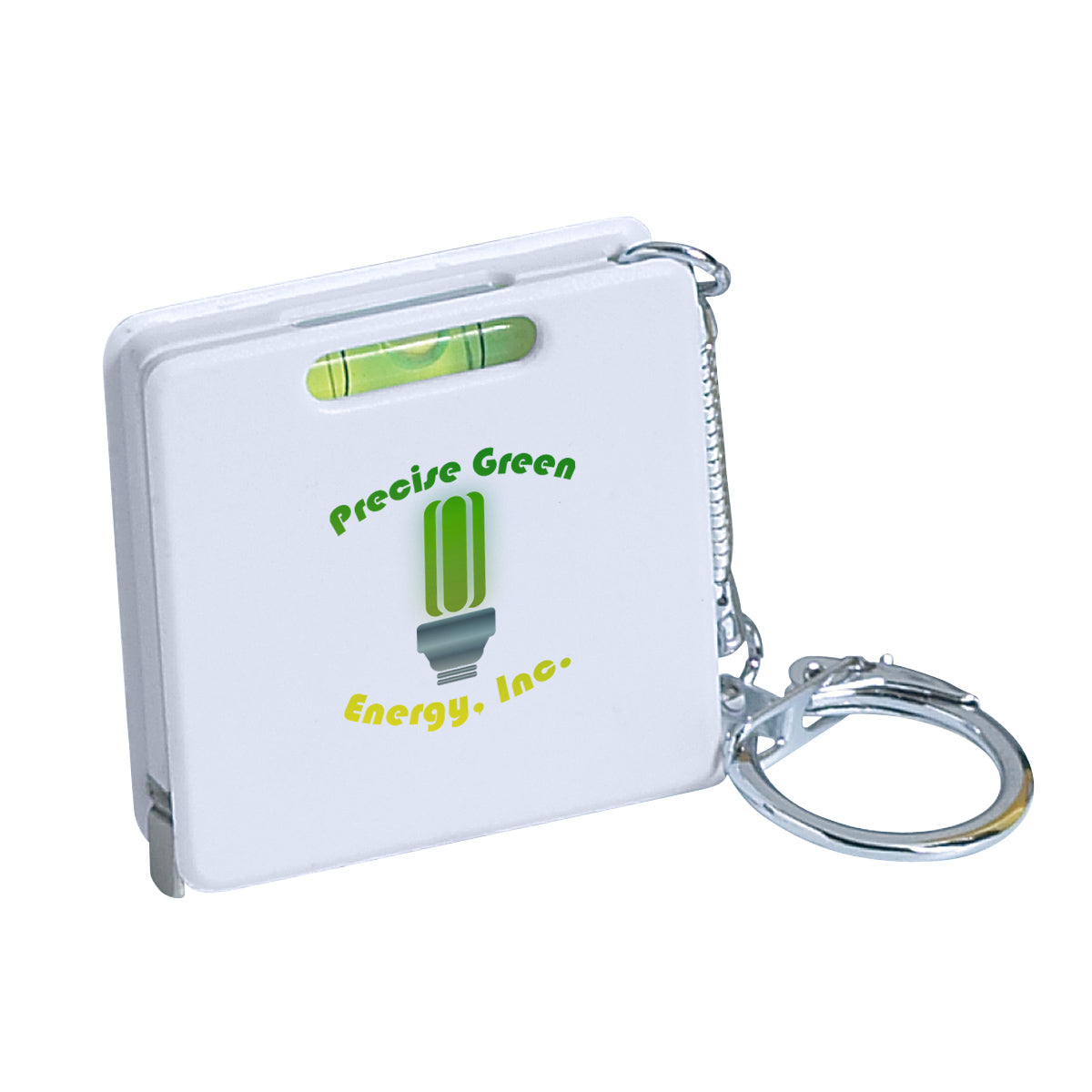 Square Level Tape Measure Key Tag