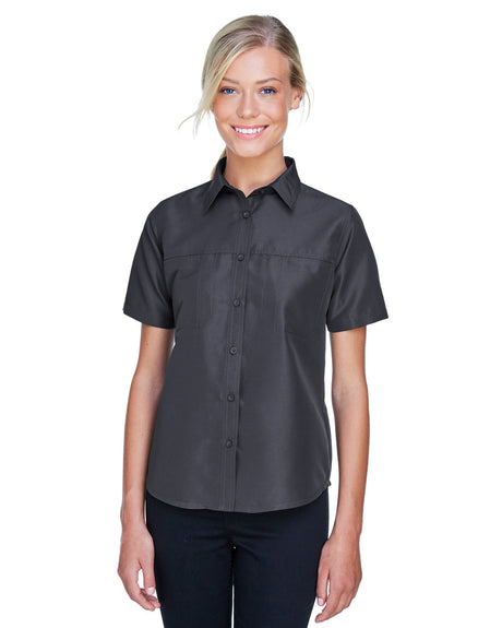 Harriton Ladies' Key West Short-Sleeve Performance Staff Shirt