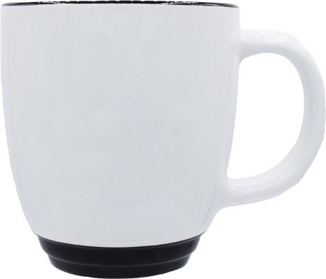 Economy Halo 14oz white/black mug