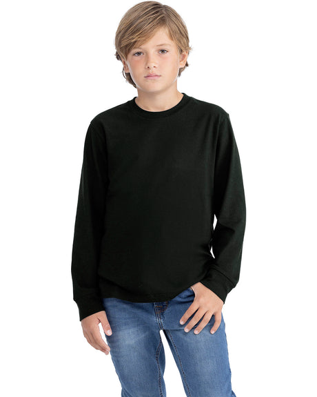 NEXT LEVEL APPAREL Youth Cotton Long Sleeve T-Shirt