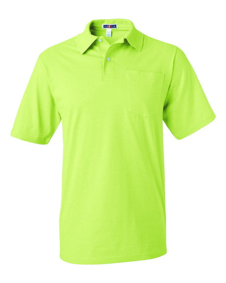 Jerzees SpotShield 50/50 Polo w/Pocket