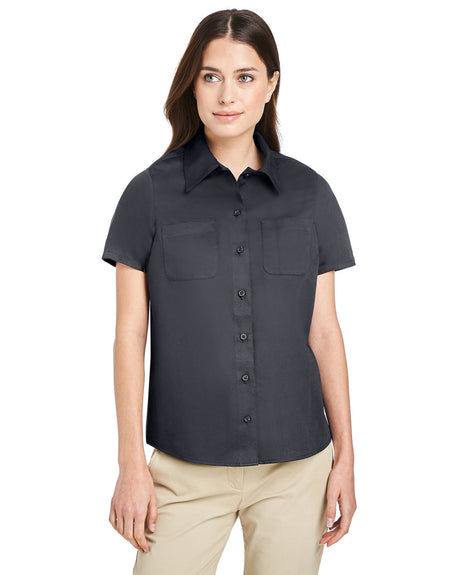 Harriton Ladies' Advantage IL Short-Sleeve Work Shirt