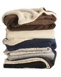 Alpine Fleece Micro Mink Sherpa Blanket