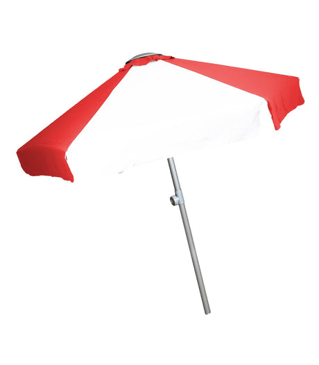 7' Telescopic Aluminum Market Umbrella with Valence