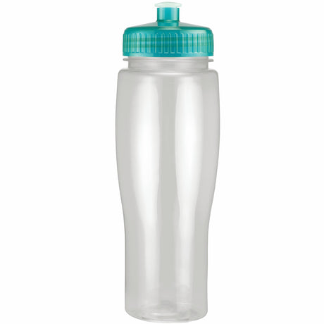 24 Oz. Contour Translucent Bottle w/ Push Pull Lid