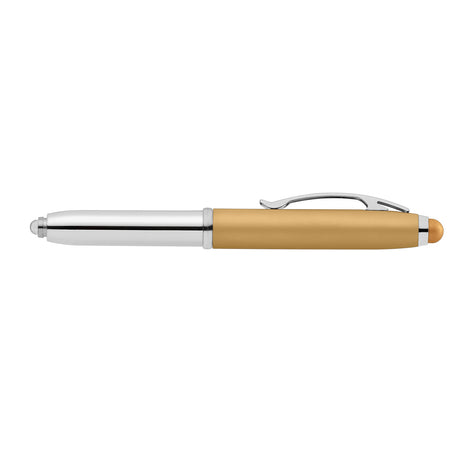 Vivano Softy Metallic Pen w/ LED Light and Stylus - ColorJet