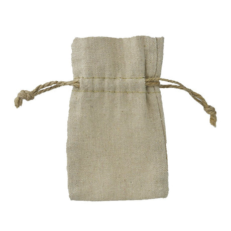 Linen Drawstring Bag (With Imprint) - 3" x 5"