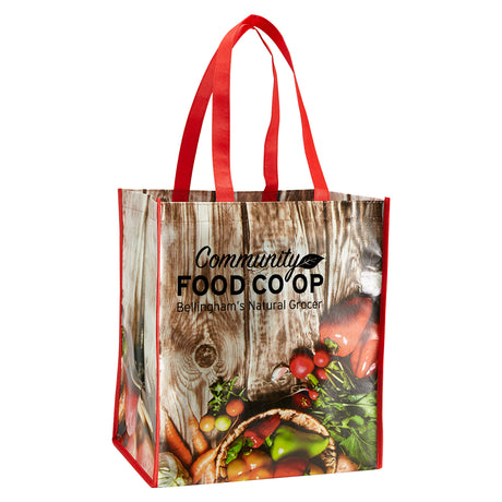 Laminated Grocery Tote Bag