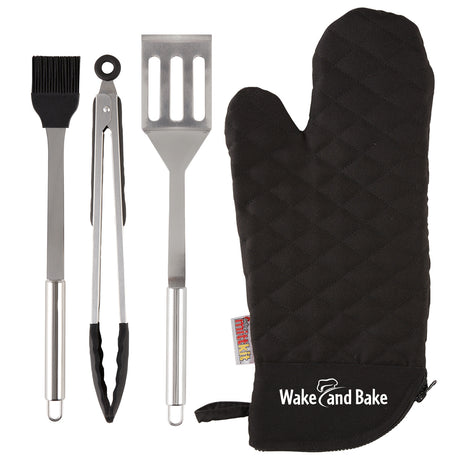 BBQ Grilling Mitt Kit