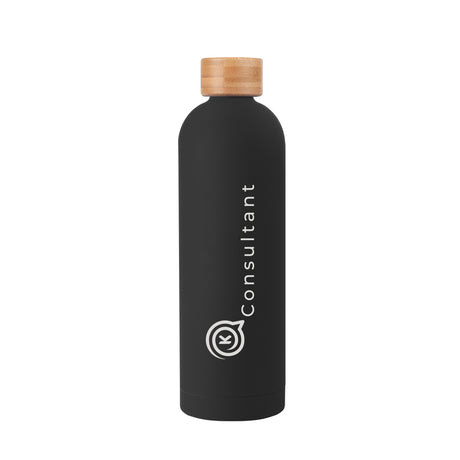 32 Oz. Viviane Stainless Steel Bottle With Bamboo Lid