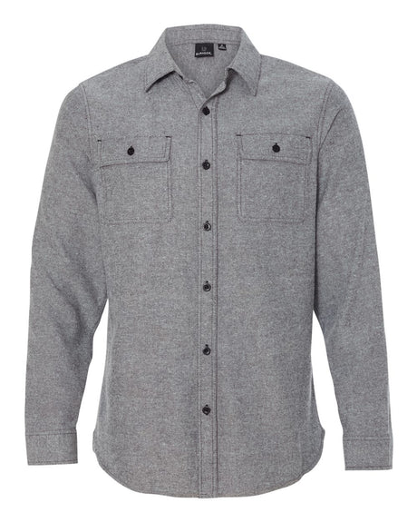 Burnside Long Sleeve Solid Flannel Shirt