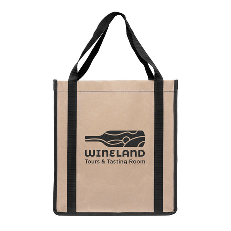 Vancouver RPET - Kraft + Non-Woven Tote Bag