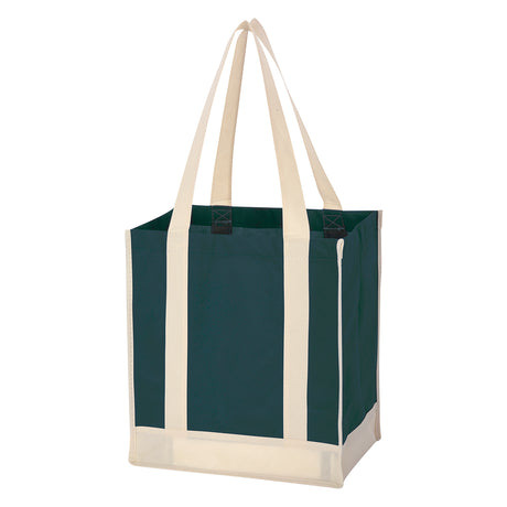 Non-woven Two-tone Shopper Tote Bag