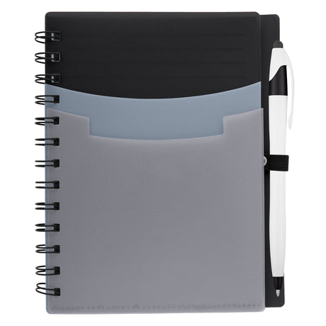 Tri-pocket Notebook & Pen