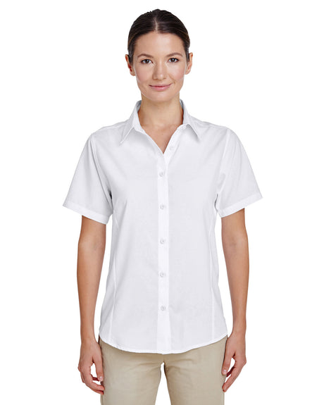 Harriton Ladies' Paradise Short-Sleeve Performance Shirt