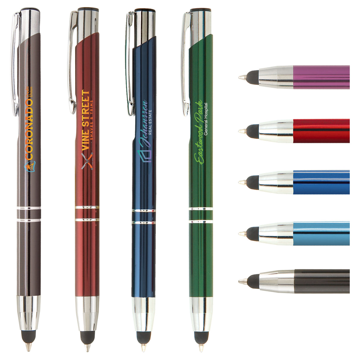 Tres-Chic Touch Stylus - ColorJet - Full-Color Metal Pen